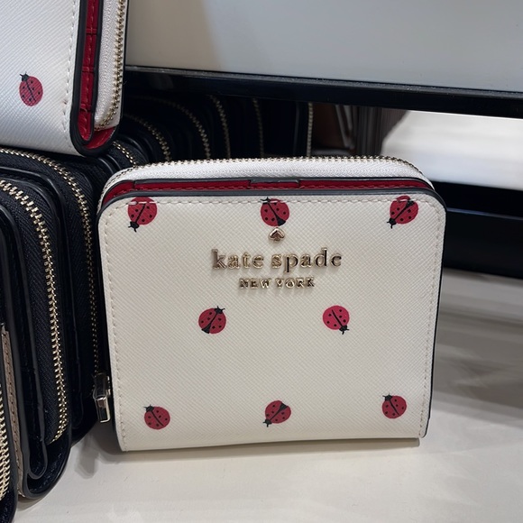 Kate Spade Staci Small Ladybug Zip Around Wallet
COLOR:
Cream Multi - Picture 4 of 16